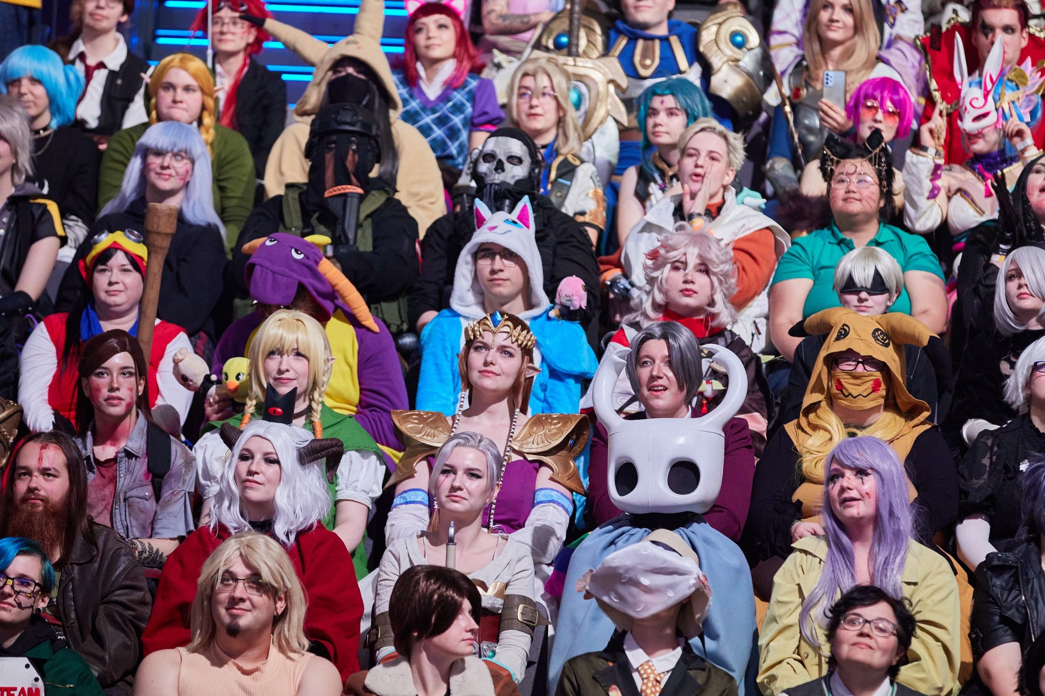 Cosplay-Spielerinnen Und -Spieler Haben Sich In Hamburg Versammelt.
