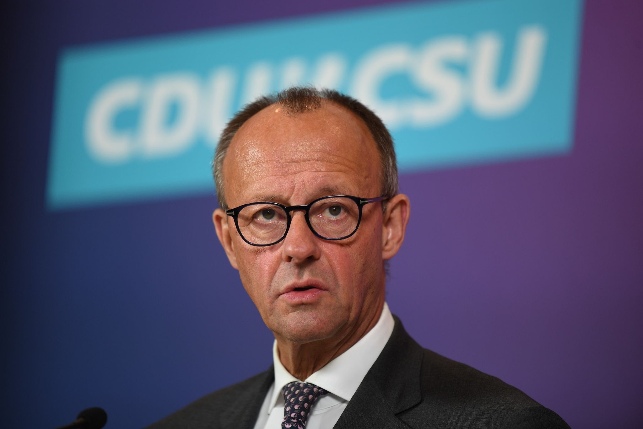 Friedrich Merz, CDU Bundesvorsitzender Und Fraktionsvorsitzender Der CDU/CSU Fraktion, Knüpft Ein Mitwirken Der Union Bei Migration An Bedingungen.