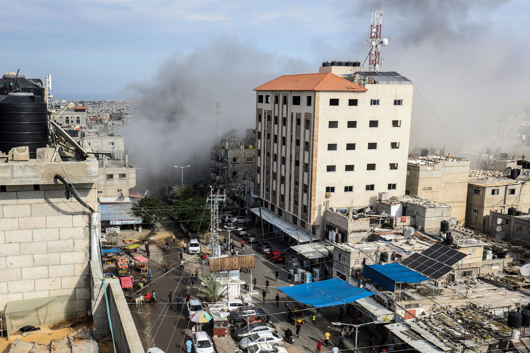 Die Zahl Der Getöteten Palästinenser In Gaza Ist Weiter Angestiegen.