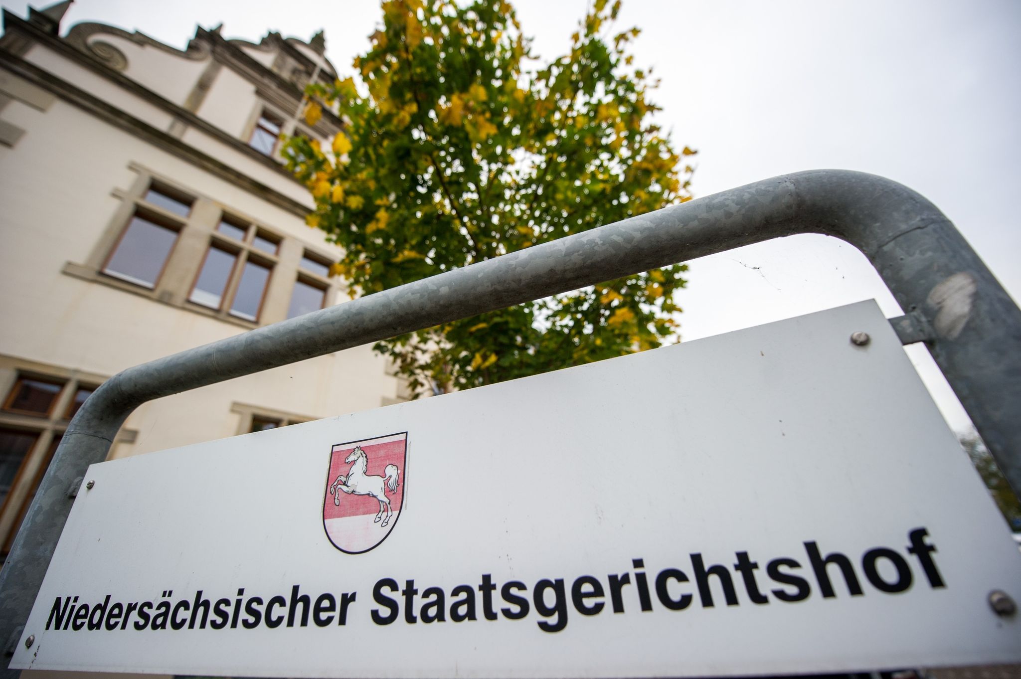 Außenaufnahme Des Niedersächsischen Staatsgerichtshofes In Bückeburg (Niedersachsen).