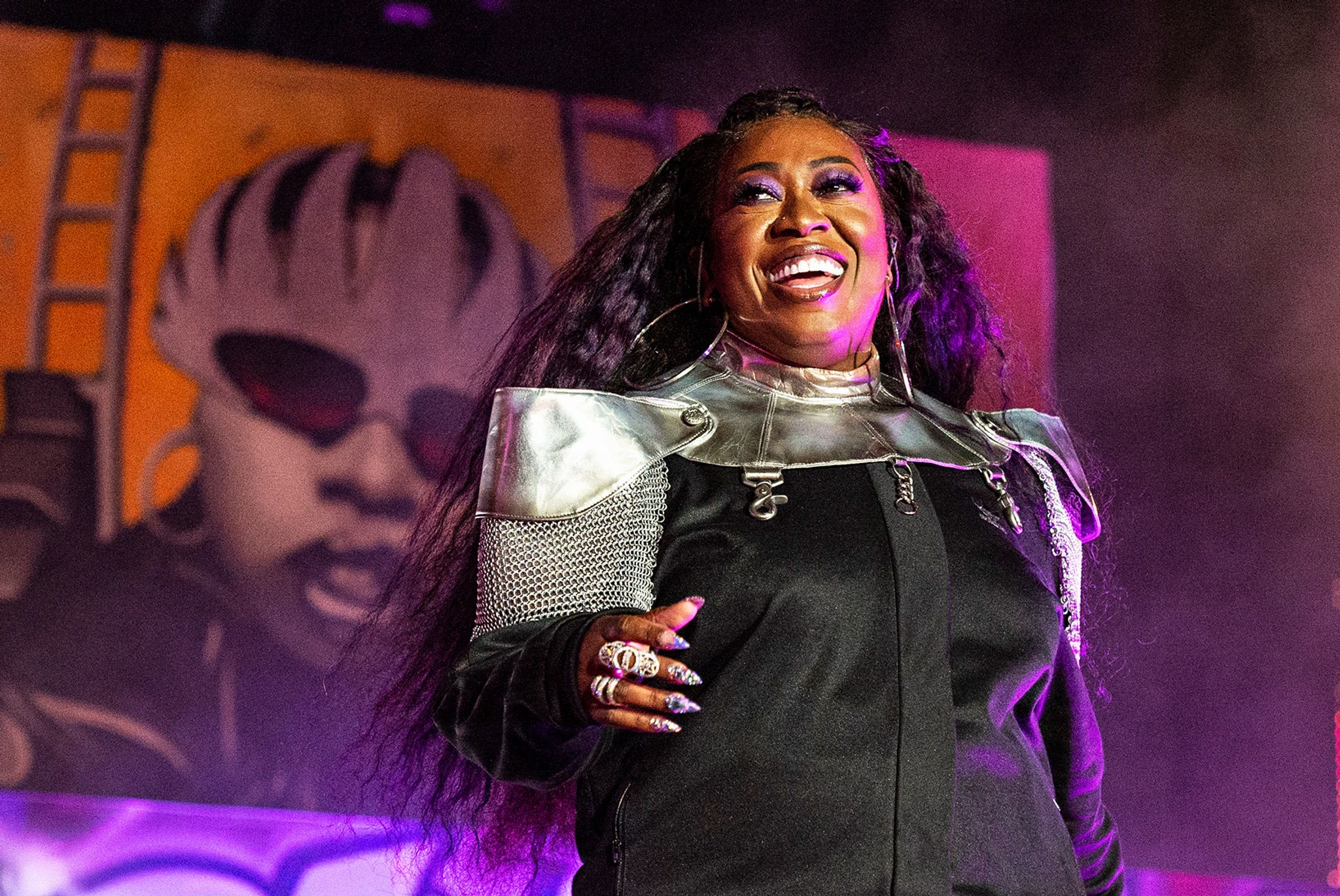 US-Sängerin Missy Elliott Tritt Beim Essence Festival Im Mercedes-Benz Superdome In New Orleans Auf.