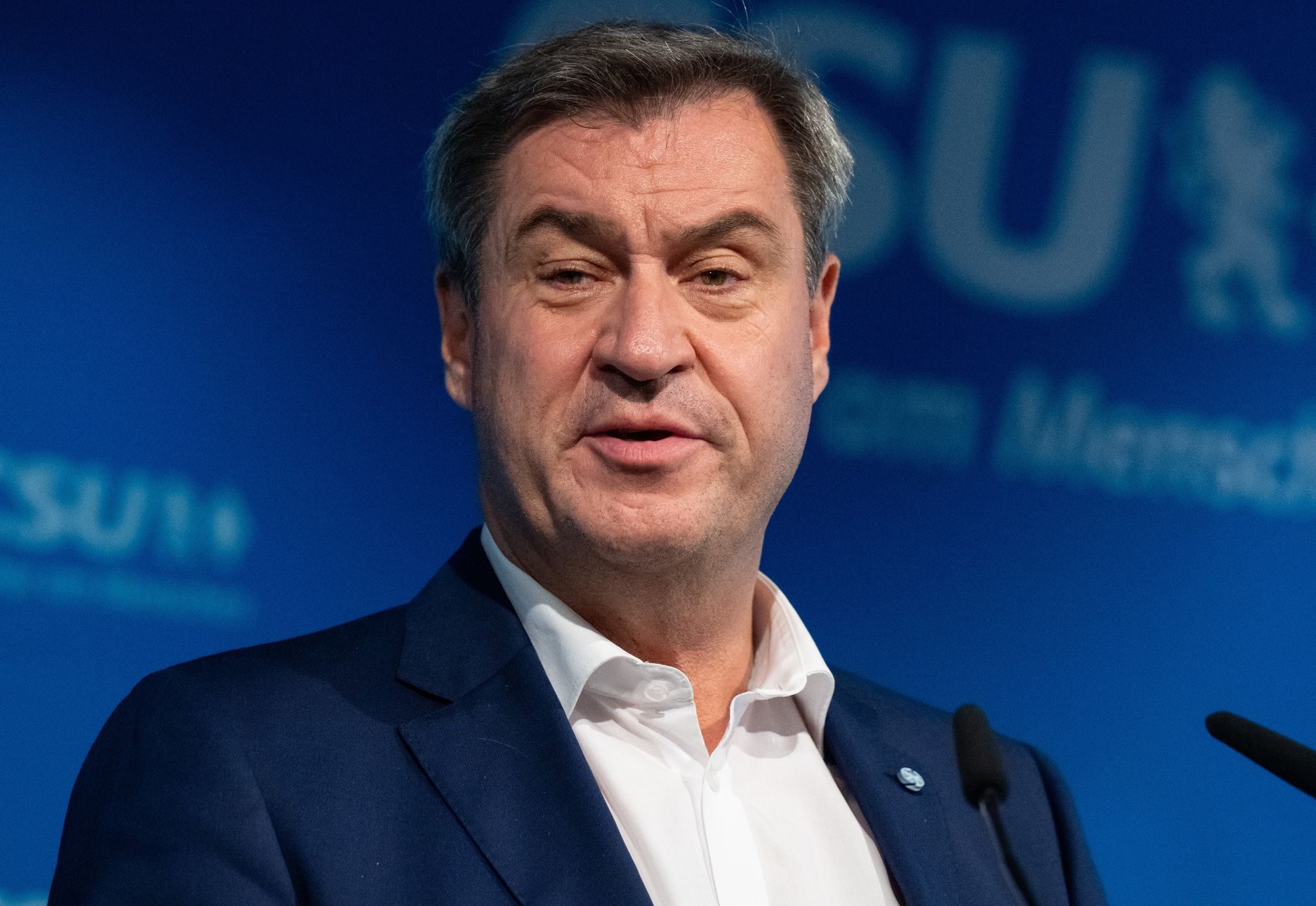 Der CSU-Vorsitzende Markus Söder Hat Angesichts Des Wachsenden Migrationsproblems In Deutschland Die Schnelle Bildung Einer Großen Koalition Mit Der Union Als Juniorpartner Gefordert.