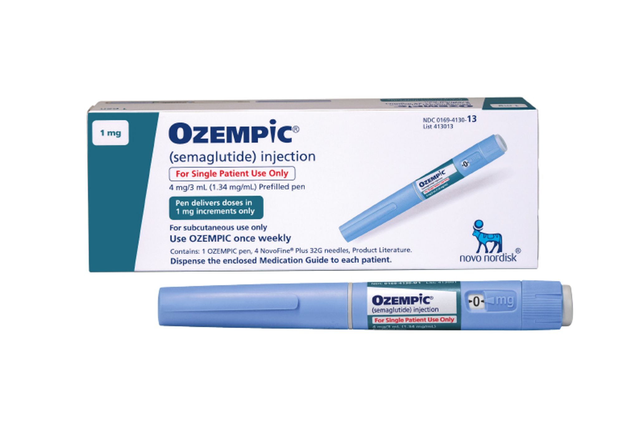 Ein Pen Mit Dem Original Präparat Ozempic.