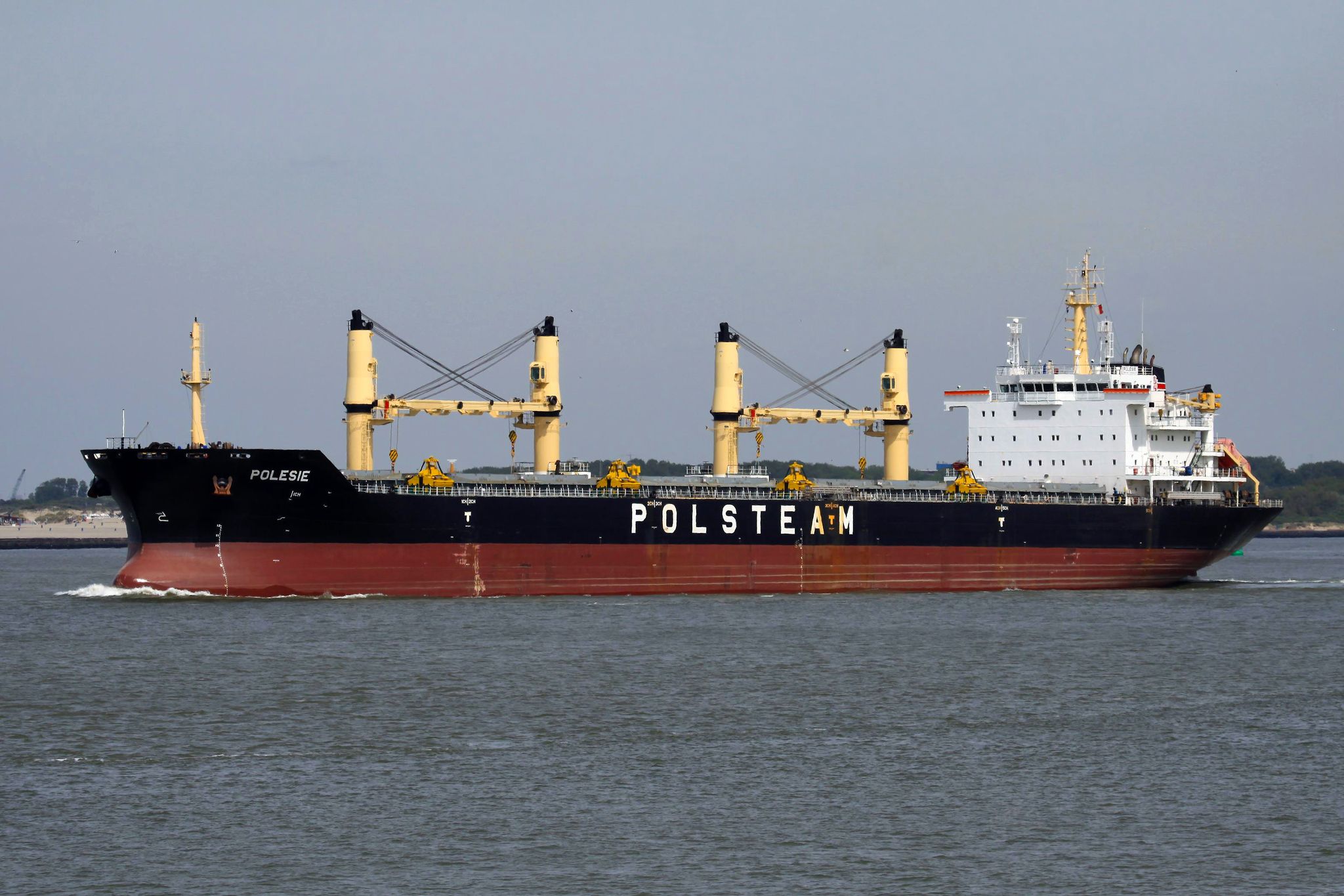 Der Frachter "Polesie" Läuft Am 14.6.13 Aus Rotterdam Aus.
