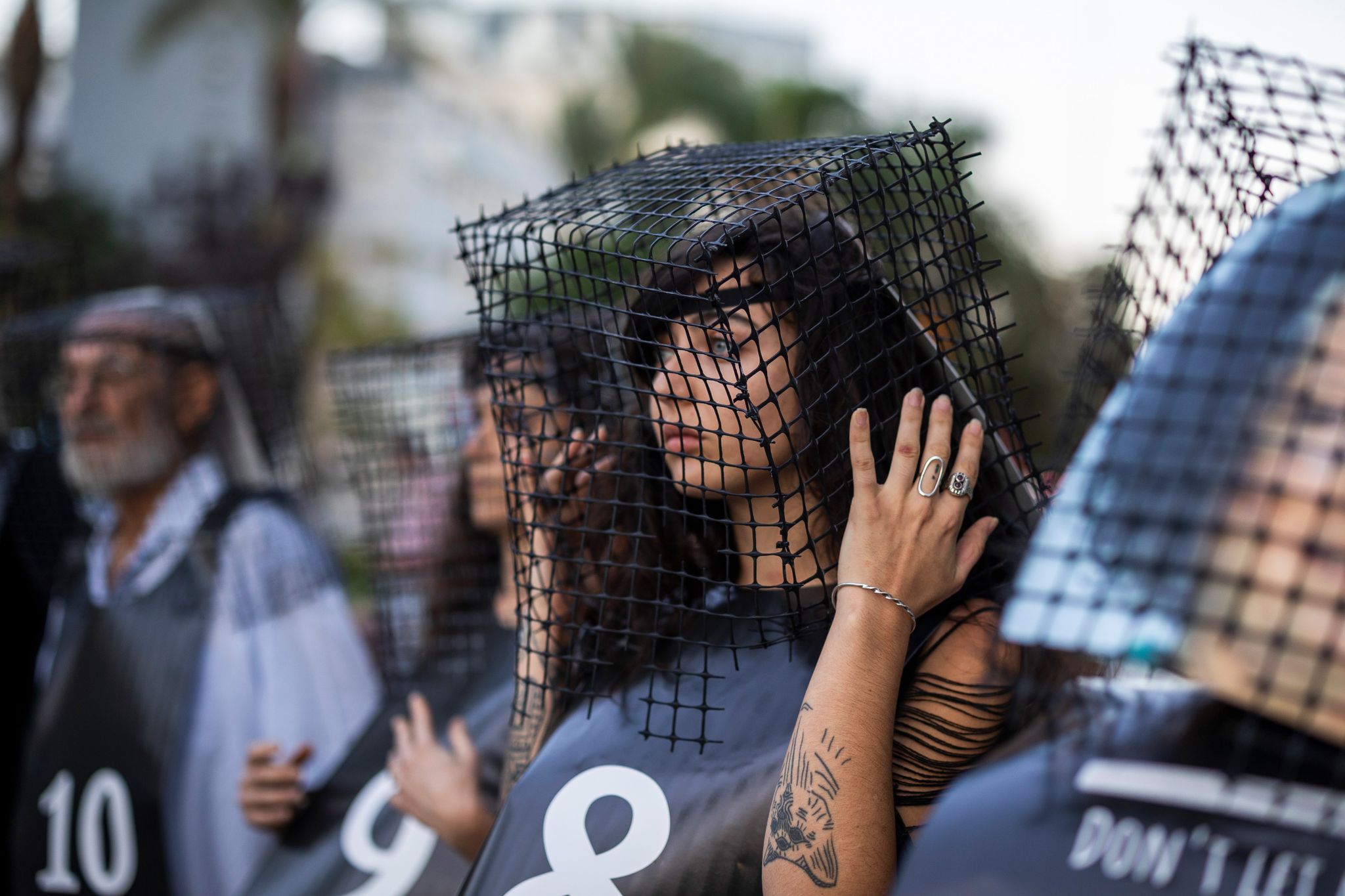 Angehörige Deutscher Hamas-Geiseln Protestieren In Tel Aviv