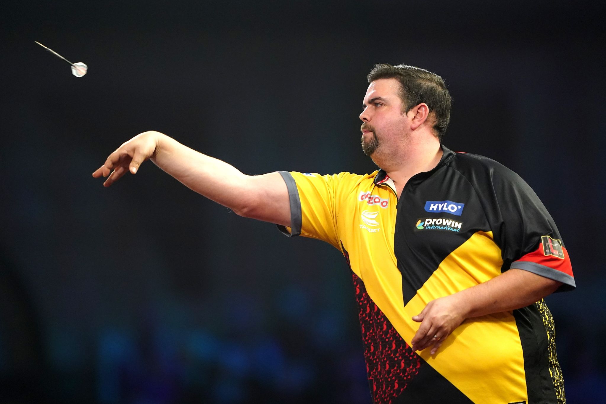Gabriel Clemens Musste Sich Peter Wright Mit 5:6 Geschlagen Geben.