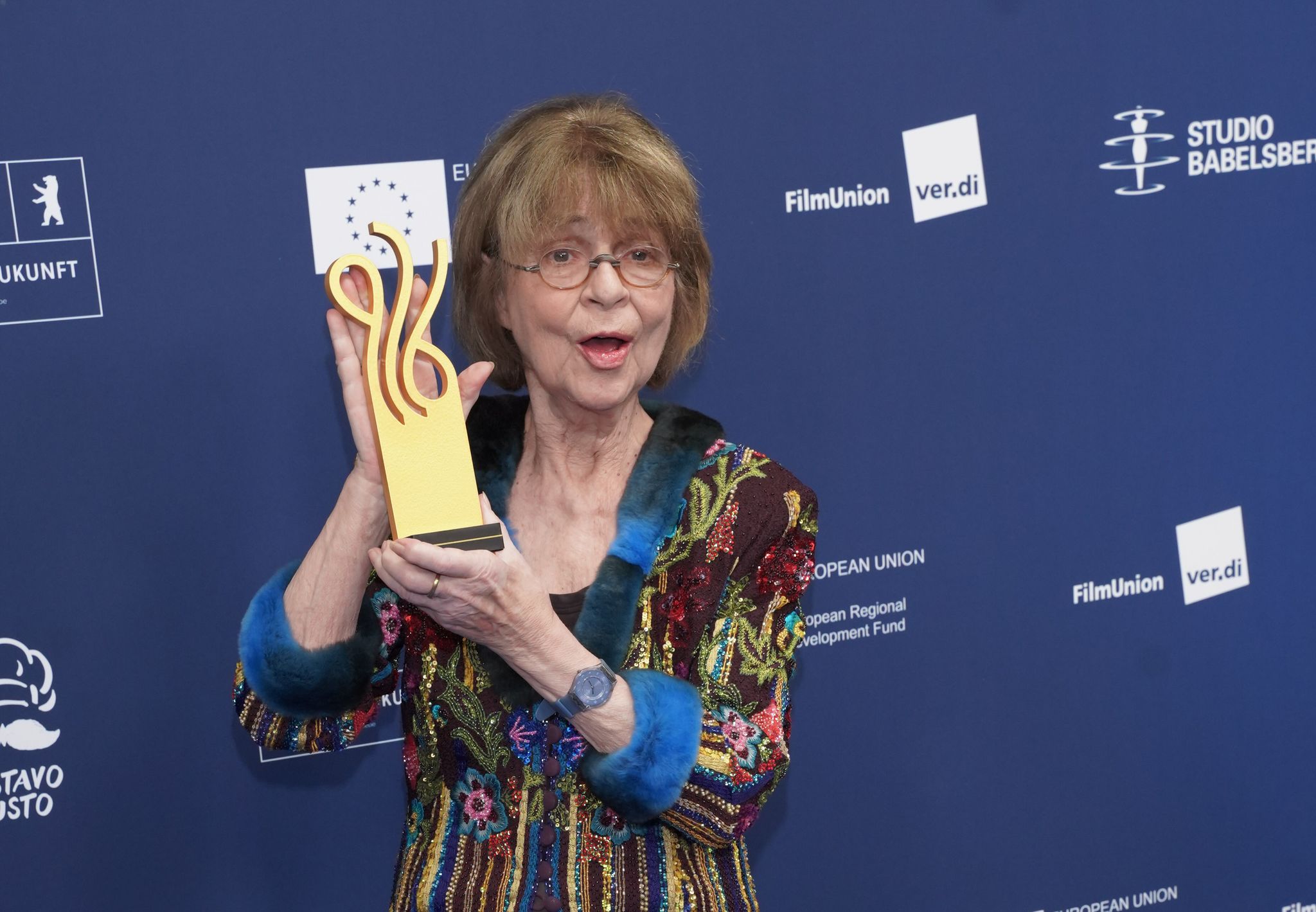 Schauspielerin Cornelia Froboess Erhält Den «Ehrenpreis Lebenswerk» Im Rahmen Der Verleihung Des Deutschen Schauspielpreises 2021.