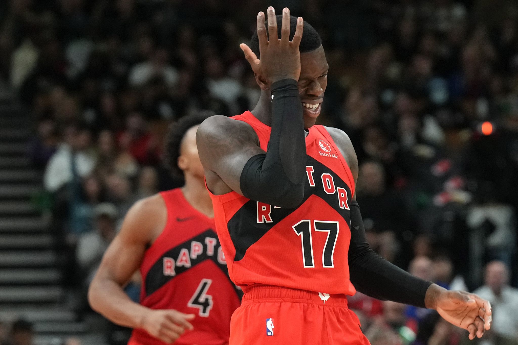 Dennis Schröder Musste Mit Den Toronto Raptors Eine Weitere Niederlage Hinnehmen.