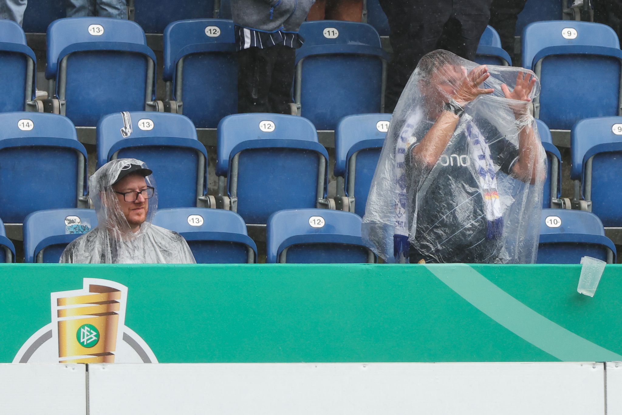 Saarbrückens Ludwigsparkstadion Ist Durch Die Regenfälle Derzeit Nicht Bespielbar.