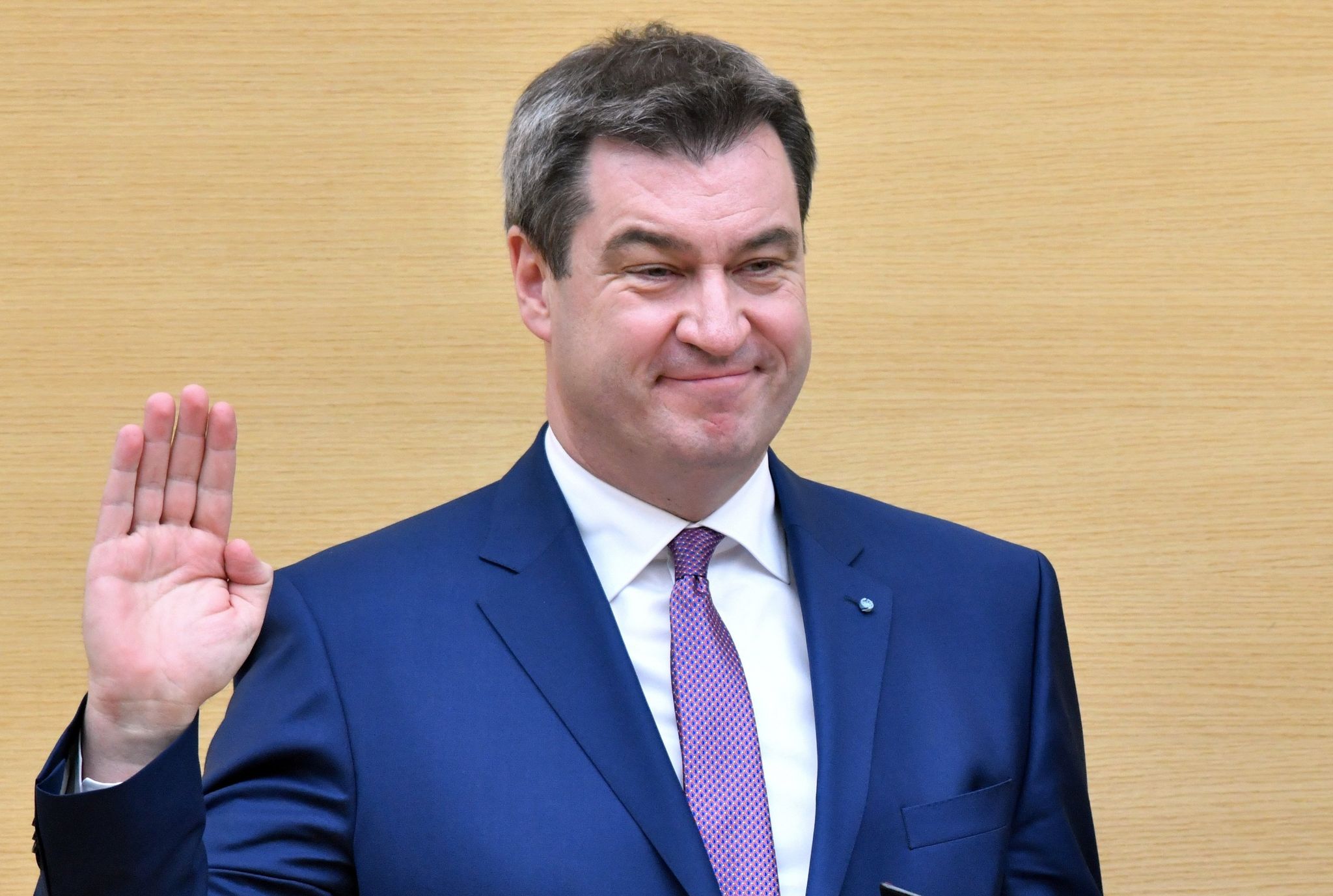 CSU-Chef Markus Söder Ist Erneut Als Bayerischer Ministerpräsident Gewählt Worden.