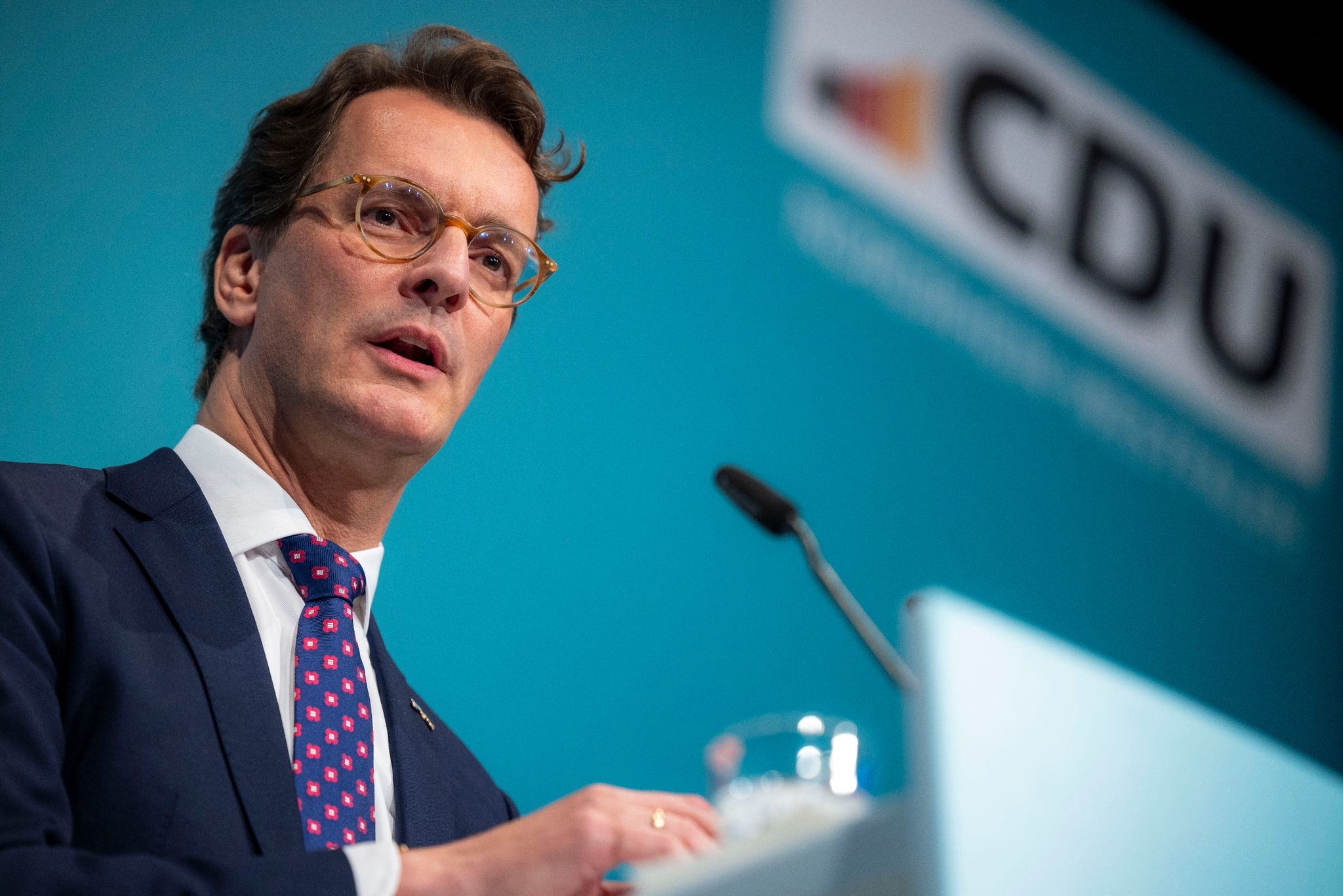Hendrik Wüst (CDU) Spricht Beim Landesparteitag CDU Nordrhein-Westfalen.