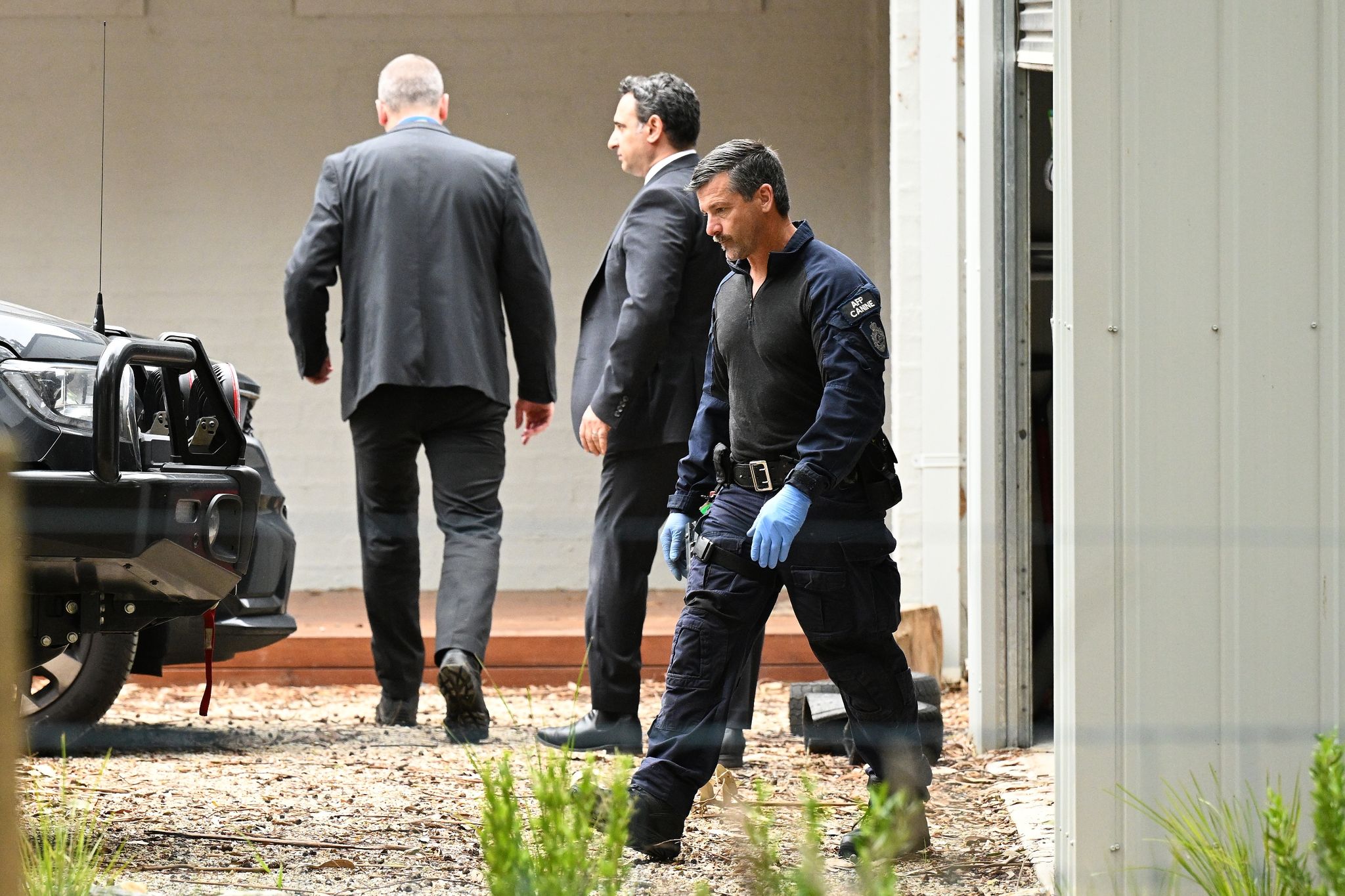 Polizeibeamte Untersuchen Das Grundstück Von Erin Patterson In Leongatha, Victoria.