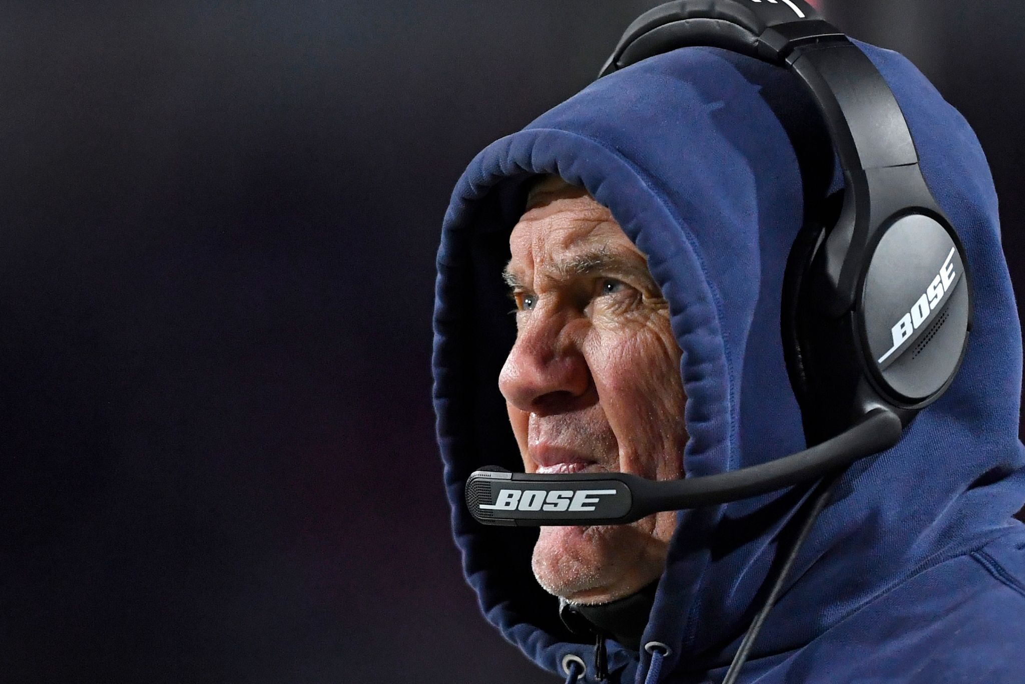 Der Trainer Der New England Patriots: Bill Belichick.