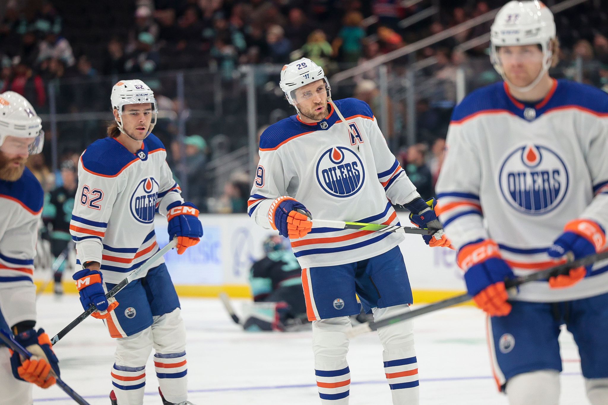 Die Edmonton Oilers Haben Sich Mit 4:1 Gegen Die Seattle Kraken Durchgesetzt.