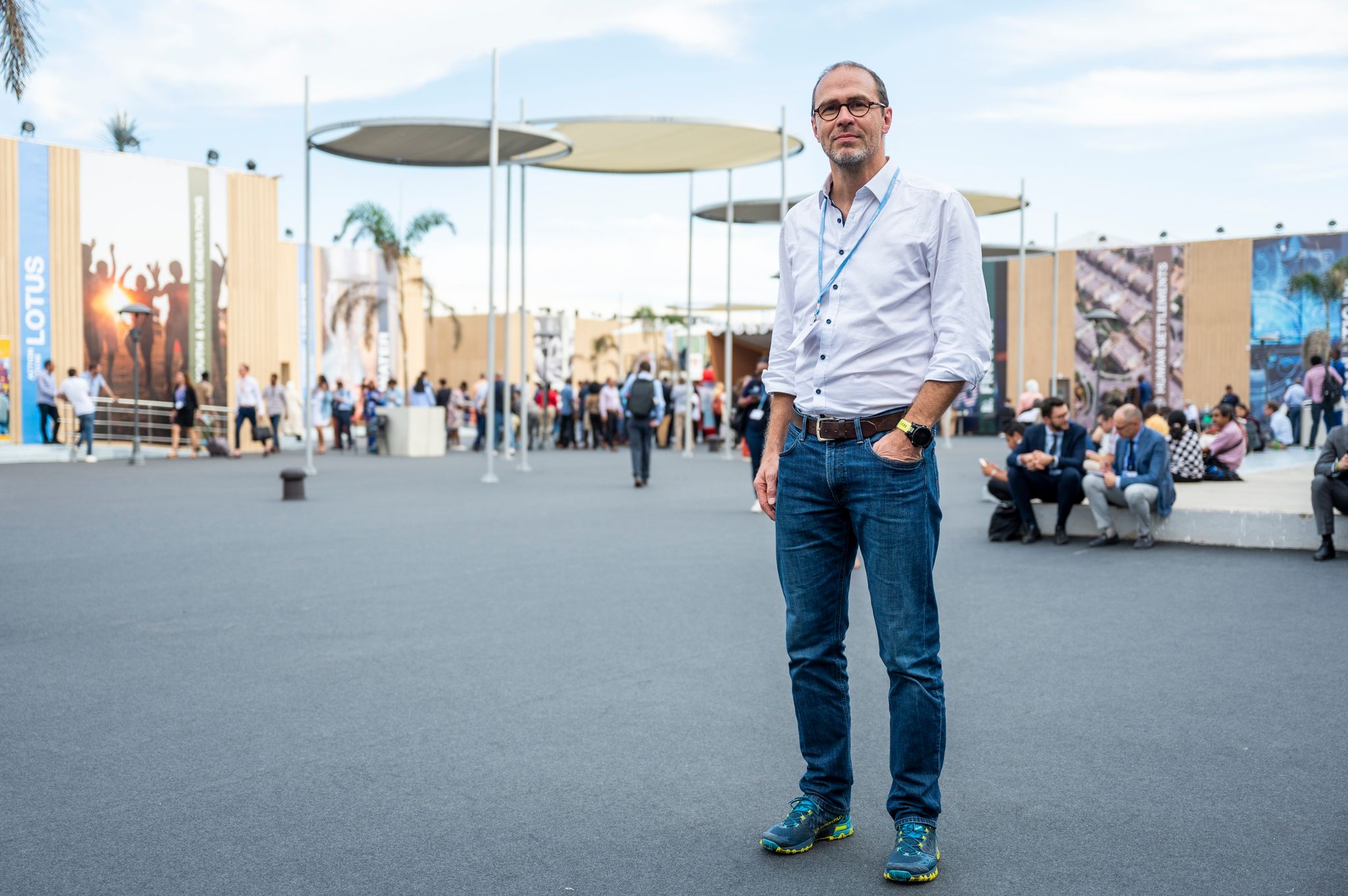Martin Kaiser, Geschäftsführender Vorstand Von Greenpeace Deutschland, Auf Dem Gelände Des UN-Klimagipfel COP27 (Archivbild).